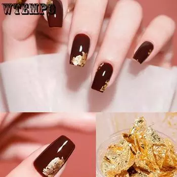 WTEMPO 5PCS Solid Color Foil Flakes Candle Making Accessories Nail Art Manicure Decorative Glitter Perfect for Birthday Wedding Party Celebrations 5pcs серебряный