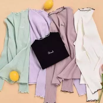 WTEMPO брендовый тонкий свитер с вышивкой, тонкий осенне-зимний корейский свитер с длинными рукавами и грибком XL белый