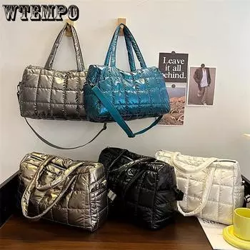 WTEMPO Хлопковая одежда Сумки Осень и зима Вышитые нитки Космос Хлопковые сумки-мессенджеры Модные яркие женские сумки Повседневные сумки 1pc