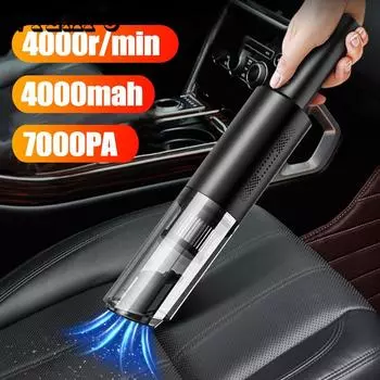 WTEMPO мини-автомобильный пылесос автомобильный беспроводной зарядный инструмент для очистки автомобильный бытовой пылесос двойного назначения высокой мощности 120W белый