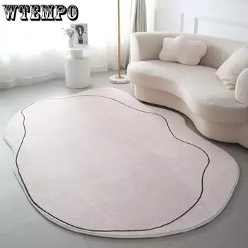 WTEMPO Необычный ковер для гостиной, напольный коврик для спальни, светлый роскошный ковер для одежды и головных уборов 80 * 120cm
