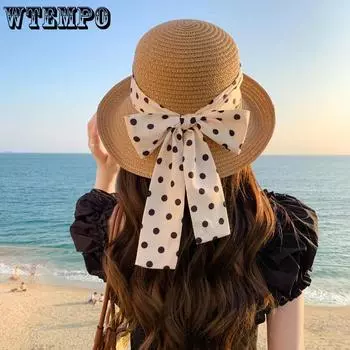 WTEMPO Однотонная шляпа от солнца с ветрозащитной веревкой, женская, весна-лето, с широкими полями, дышащая, складная, пляжная, солнцезащитная шляпа 1pc хаки