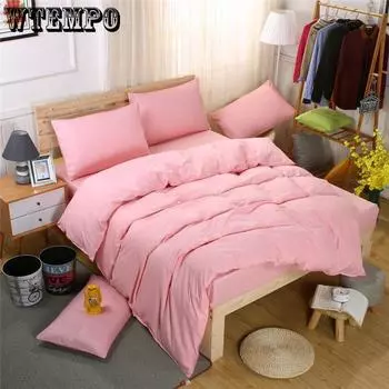 WTEMPO Пододеяльник модная кровать из четырех предметов простыня из чистого хлопка удобная текстильная кровать Twin(3pcs)