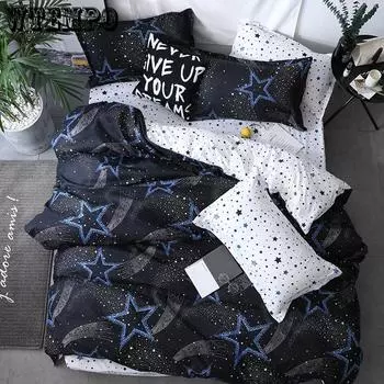 WTEMPO Пододеяльник одинарный/двойной/Королевский розовый горошек комплект постельного белья наволочка пододеяльник twin cover 150by200