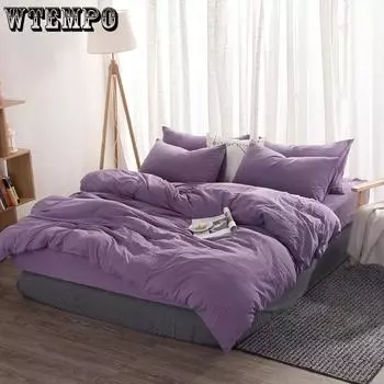 WTEMPO пододеяльник в стиле ретро, креативные мягкие комплекты постельного белья, наволочка, чехол для кровати Twin