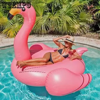 WTEMPO Водное надувное кольцо для взрослых, надувная плавающая кровать, водное крепление, плавающий ряд