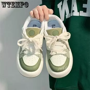 WTEMPO Женские летние кроссовки с мягкой подошвой, нескользящие, для занятий спортом на открытом воздухе, повседневная обувь, дышащая сетчатая обувь 35 зелёный