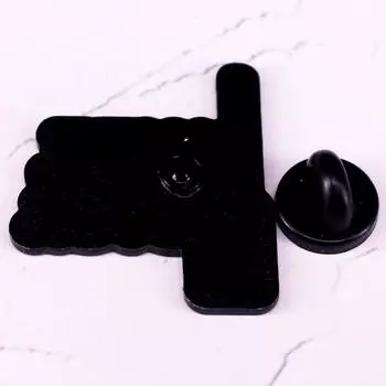 Wtf, Over Walkie Talkie Эмалевая булавка Смешная брошь Значок для рюкзака Модные украшения Одежда Аксессуары Подарки белый