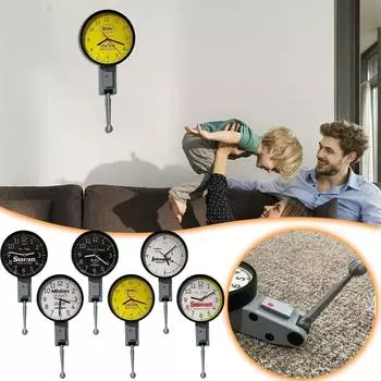 Wtosuhe 8-дюймовые настенные часы с циферблатом и индикатором, отличный подарок для инженеров-механиков, настенные часы с циферблатом One Size