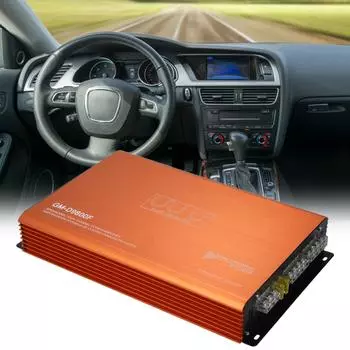 Wudi Audio Systems, 4-канальный автомобильный усилитель, 4 x 100 Вт 416 Ом, стабильный аудиоусилитель мощности оранжевый