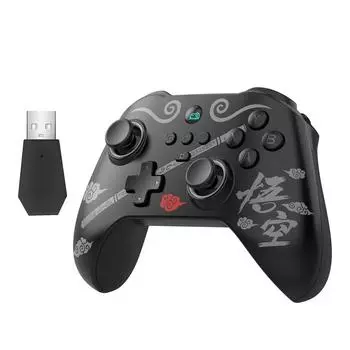 Wukong беспроводной игровой контроллер Bluetooth геймпад с джойстиком с эффектом Холла двойной вибрацией и 6-осевым гироскопом для Playstation 3 4