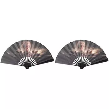 # Wukong Foldable Hand Fan Bamboo Monkey King Portable Folding Fan for Gaming Fa