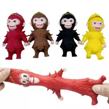 Wukong Squeeze Toy Медленный отскок Снятие стресса Тревога Портативный Дети Подростки Взрослые Обезьяна A