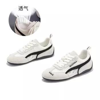 Wula grass pigskin pad genuine leather German training shoes women s summer new thick-soled breathable sports Forrest Gump shoes women s casual women 35