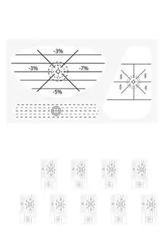 wumio Golf Impact Stickers 3 Types Set of 10 Golf Impact Marks Check Swing Practice Labels Records Hitting Tracks Review Improvement Driver Iron