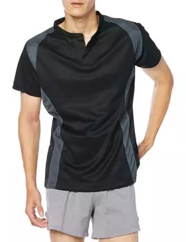 wundou Rugby Shirt Sweat Absorbent Quick Drying Black Black 130CM P3510-34