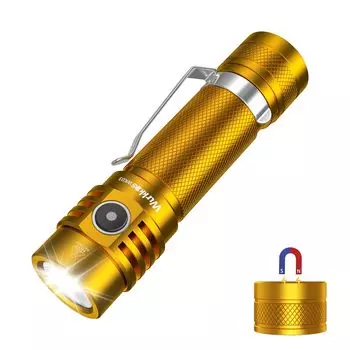 Wurkkos WK03 Disaster 90CRI Высокая яркость светодиода 1200 люмен Высокий уровень заряда батареи IP68 Для питания Ночная рыбалка Ремонтные работы Фонарик, Предотвращение, Свет,