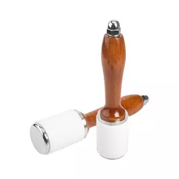 WUTA Professional Leather Carving Leather Craft Leather Craft Leather Nylon Head Handmade DIY Leather Tools Hamlet, Mallet, Molle, Hammer, коричневый