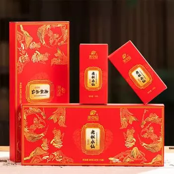 Wuyishan century-old cong narcissus double strip combination 100g small box independent packaging exquisite gift H красный