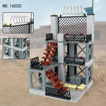 WW2 Армия Военные Солдаты База SWAT Оперативный Штаб Строительные Блоки Домашний Декор MOC DIY Кирпичи Дети Мальчики Игрушки Подарок