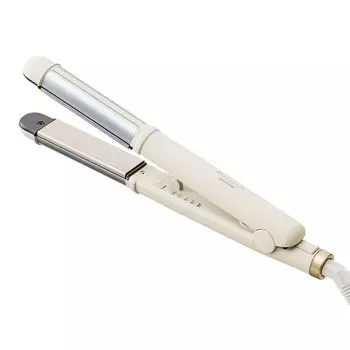 вверх в 30 Iris Ohyama MiCOLA Прямой заморский регулируемая температура [Запускается секунд, легкий, двусторонний] Утюг, совместимый, HIR-MS201-W