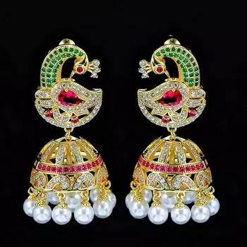 WWJ винтажные богемные украшения для свадебной вечеринки, большие массивные серьги-капли в этническом стиле с искусственным жемчугом жёлтый