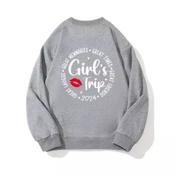 Модный топ с принтом WY Lips, повседневная спортивная одежда на осень и зиму, хлопковая толстовка M чёрный