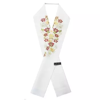 вышивка визитная одежда модный цветок арабеска полуворотник H-12-3 (Тосихиса)