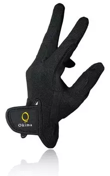 высококвалифицированным Okima Horseback Horseback Верховая езда Совместимость со смартфоном [Конный спорт под наблюдением] Перчатки, Перчатки, Женские, Мужские, Перчатки, чёрный