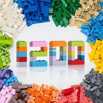 WYSWYG 1200 деталей серии Lego Classic, базовый набор для расширения — совместим с Lego, 12 цветов и 14 форм, подходит для детей от 6 лет и старше