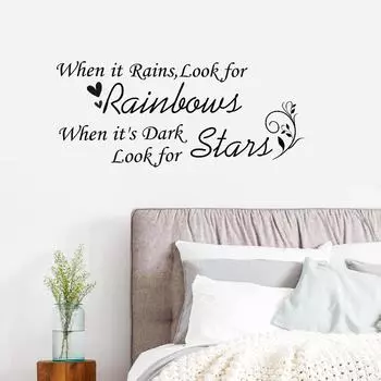WZ9046 Вдохновляющий английский слоган для спальни, гостиной, кабинета, домашнего фона, ландшафтного дизайна, декоративные настенные наклейки 30*59cm/WZ9046