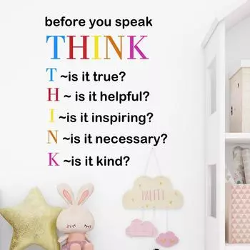 WZ9053 Нарисованный английский слоган для спальни, гостиной, кабинета, коммерческого помещения, ландшафтного дизайна, декоративные настенные наклейки 40*59cm/WZ9053