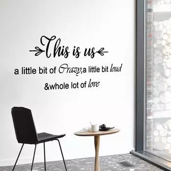 WZ9056 Английский Слоган Офис Кабинет Настенное Украшение Наклейка На Стену Самоклеящаяся 25*59cm/WZ9056