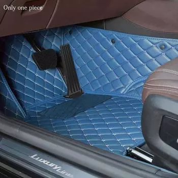 WZBWZX водительское место, индивидуальные кожаные автомобильные коврики, 100% подходят для Toyota Lada Renault Kia Volkswage Honda BMW