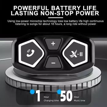 X11 Мотоциклетный шлем Гарнитура Беспроводные Bluetooth Наушники Шумоподавление Гарнитура Handsfree Вызов Водонепроницаемый Автоответчик Динамик