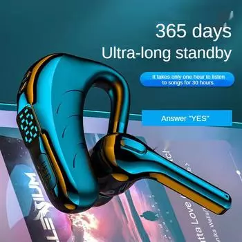 X13 Гарнитура с одним ухом и микрофоном Bluetooth 5.1 Наушники с шумоподавлением Водонепроницаемый наушник Беспроводная громкая связь Длительное время ожидания