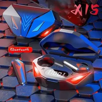 X15 TWS игровые наушники беспроводные Bluetooth наушники с микрофоном бас аудио позиционирование звука 9D стерео музыка HiFi гарнитура для геймера X15 pro белый