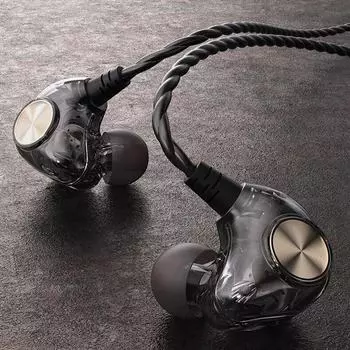 X1 Android In-Ear Sports Hi-Fi Heavy Bass Проводная гарнитура box чёрный