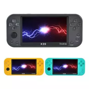 X20 мини-ретро игровая консоль 5,1-дюймовый портативный портативный игровой плеер для Ps1/mame/sfc Simulator, встроенный 10000+ классических игр
