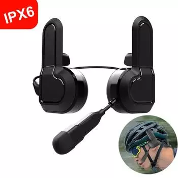 X2-C Bluetooth 5.3 Мотоциклетный шлем Гарнитура Водонепроницаемый Handsfree Динамик Наушники Голосовой Помощник Moto Наушники