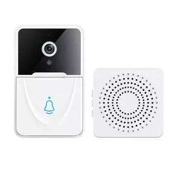 X3 беспроводной Wi-Fi дверной звонок видеодомофон ночного видения Hd камера умный дом монитор безопасности визуальный белый