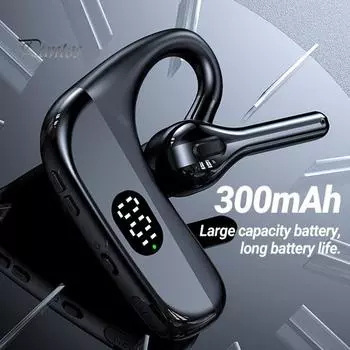 X3 Bluetooth-совместимые наушники Handsfree LED Power Display Монофонические деловые спортивные беспроводные наушники для автомобиля красный