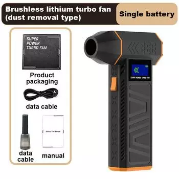 X3-M Violent Fan 130000 об/мин мощный воздуходув пылесос пылеуловитель зарядка Type-C сильный ветер 53 м/с бесщеточный турбореактивный воздуходув