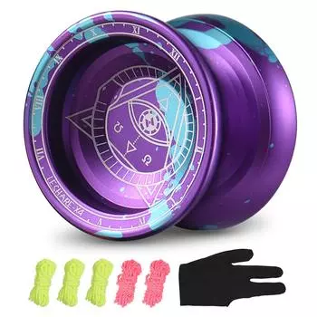 X4 Мяч ЙОЙО уровня конкурса «Глаз Бога» Purple & Blue