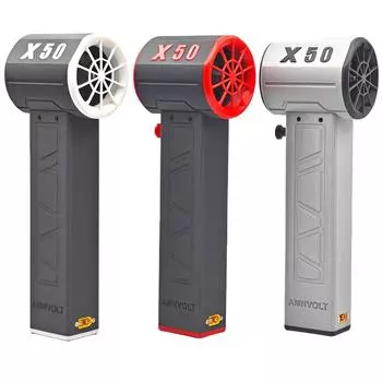 X50 Mini Turbo Violent Fan Thrust 1300G Высокомощный канальный вентилятор для дома и улицы автомобиля серый