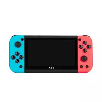 X52 портативная игровая консоль 8G 27000+ игр 5.1-дюймовый HD экран портативный аудио-видеоплеер ретро классические игры для ребенка подарок 19*9*2.2cm красный/синий