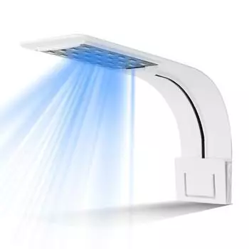 X5 10W Аквариум Растущее Синее Растение Светодиодный Белый Свет Аквариум Лампа Украшения чёрный/синий