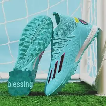 X613-1 Футбольные бутсы для улицы с высоким верхом, разноцветные, размеры 35-45 35