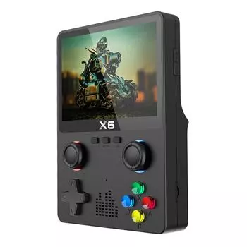 X6 портативная игровая консоль 3,5-дюймовый IPS экран ретро игровой плеер 3D джойстик с 10000+ игр 11 эмулятор для детского подарка