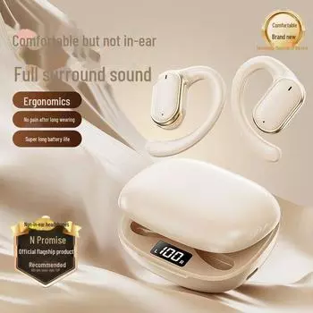 X93 Bluetooth 5.3 Наушник-крючок: Новая модель, высококачественный звук, удобная посадка, цифровой дисплей, длительное время работы от аккумулятора X93